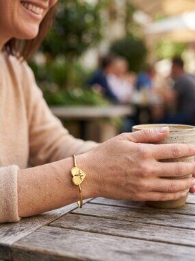 Heart Pulse Cuff Bracelet